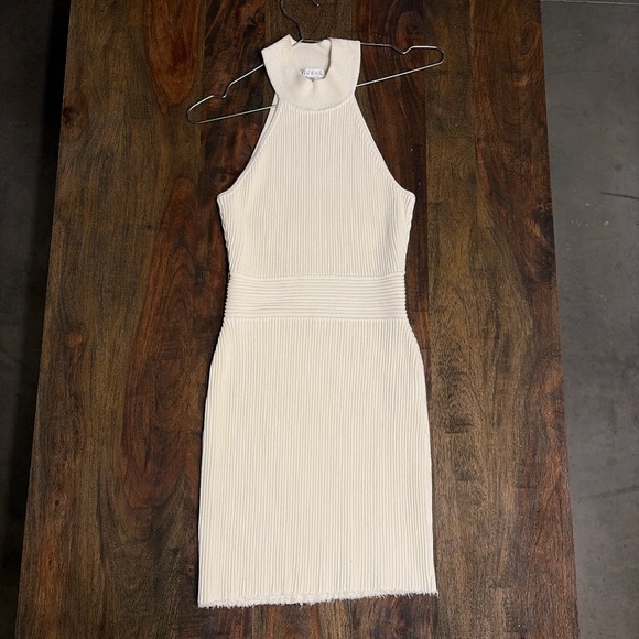 GUESS Ribbed Mock Neck Sweater Mini Dress (Repurposed) - Picture 1 of 5